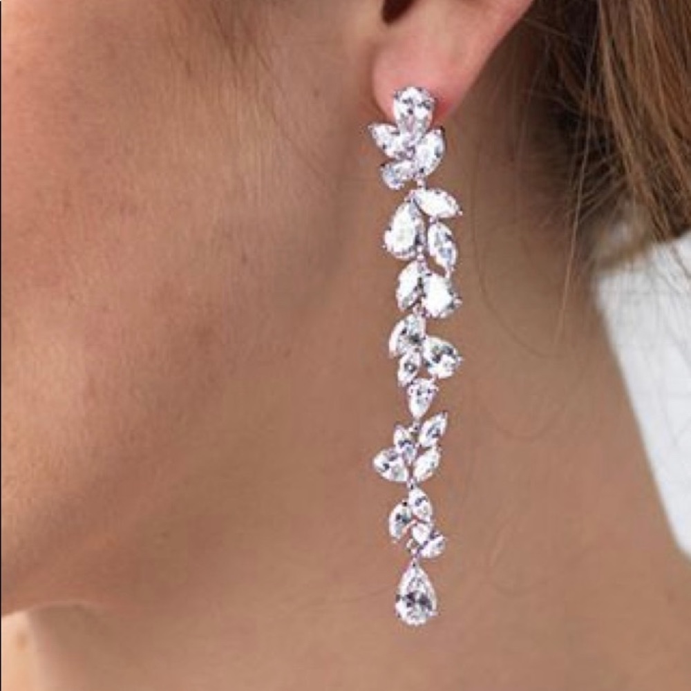 Beautiful rhinestone earrings